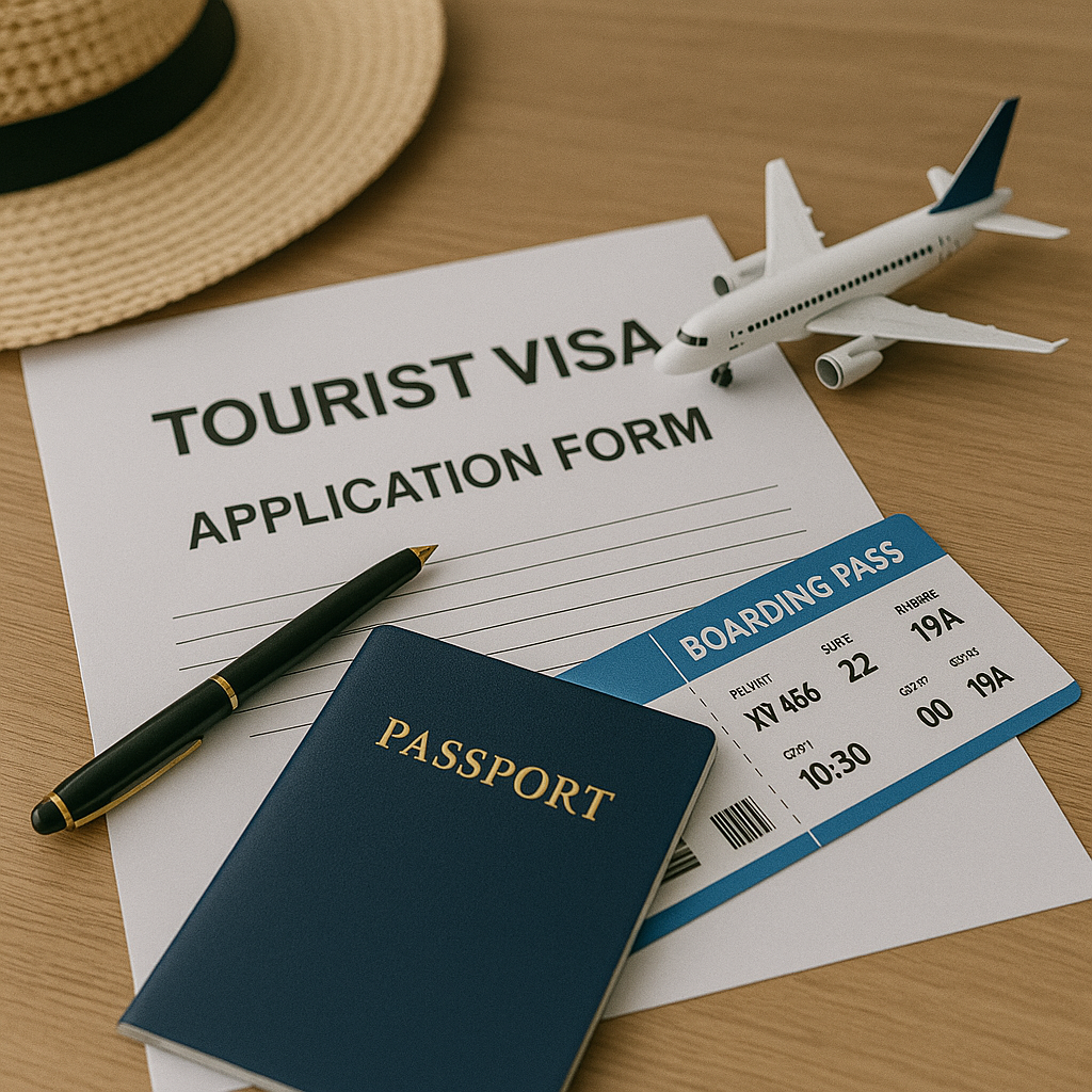 التاشيرة السياحية وحجوزات الطيران والفنادق