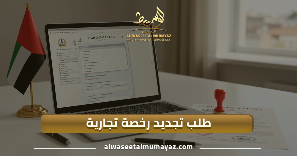 طلب تجديد رخصة تجارية