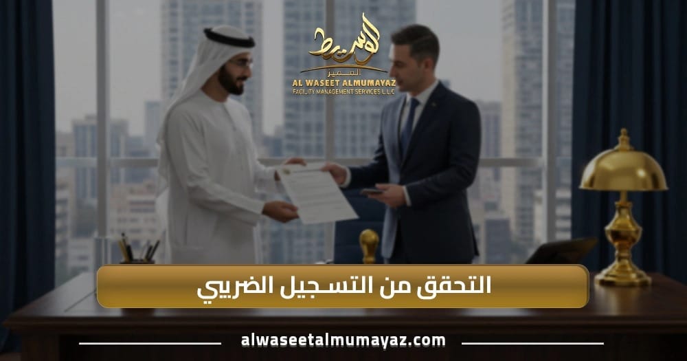 التحقق من التسجيل الضريبي