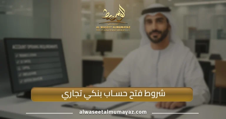 شروط فتح حساب بنكي تجاري