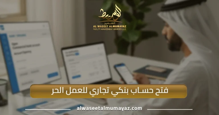 فتح حساب بنكي تجاري للعمل الحر