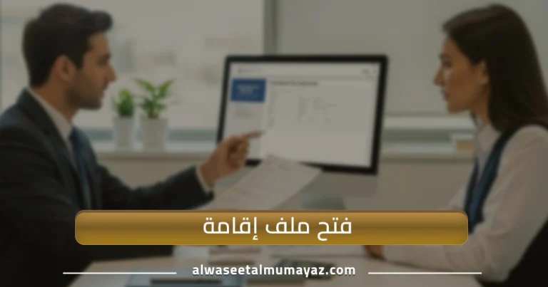 فتح ملف إقامة